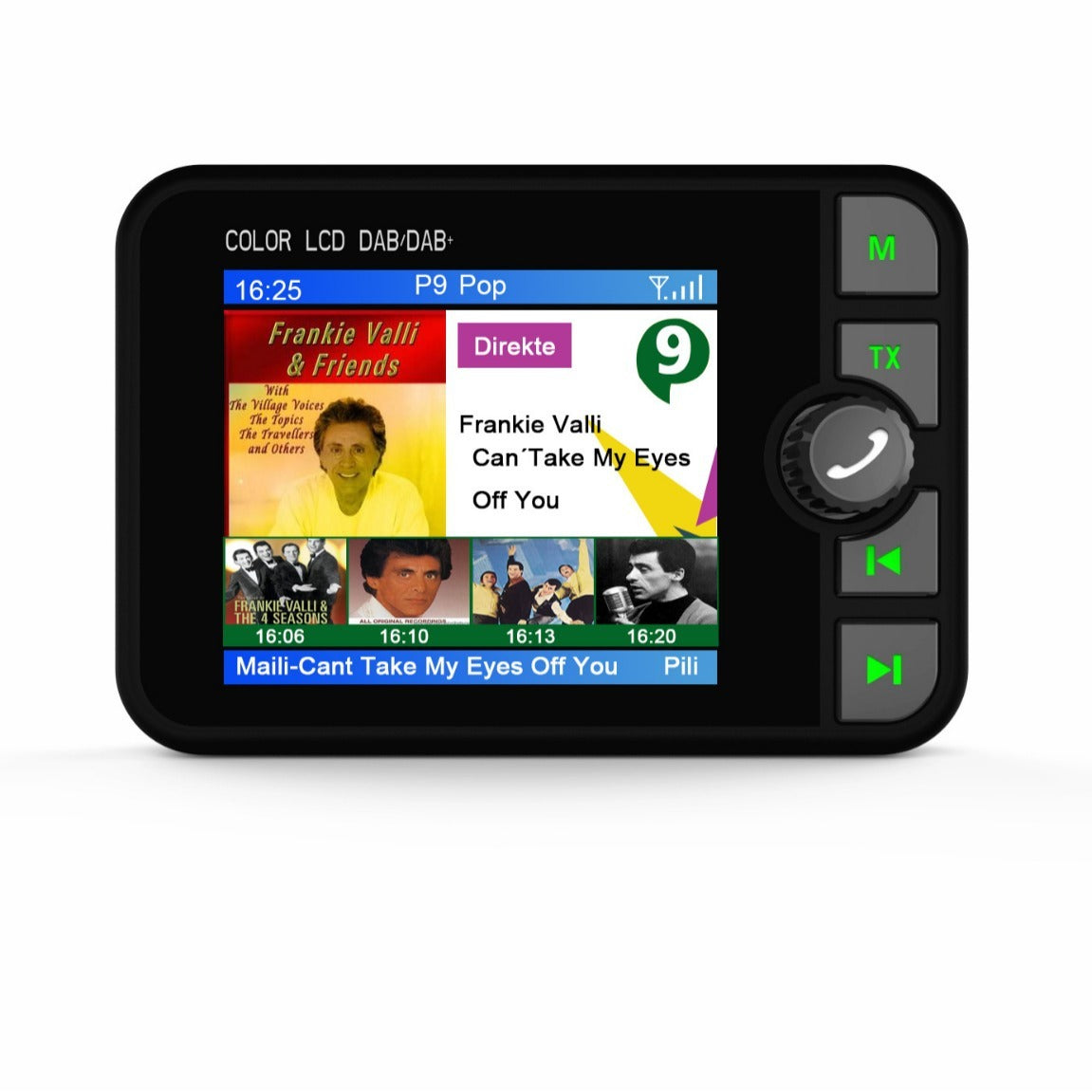 🚗 DAB+ Digitalradio & Bluetooth MP3 Display – 2,4" LED-Bildschirm für Auto