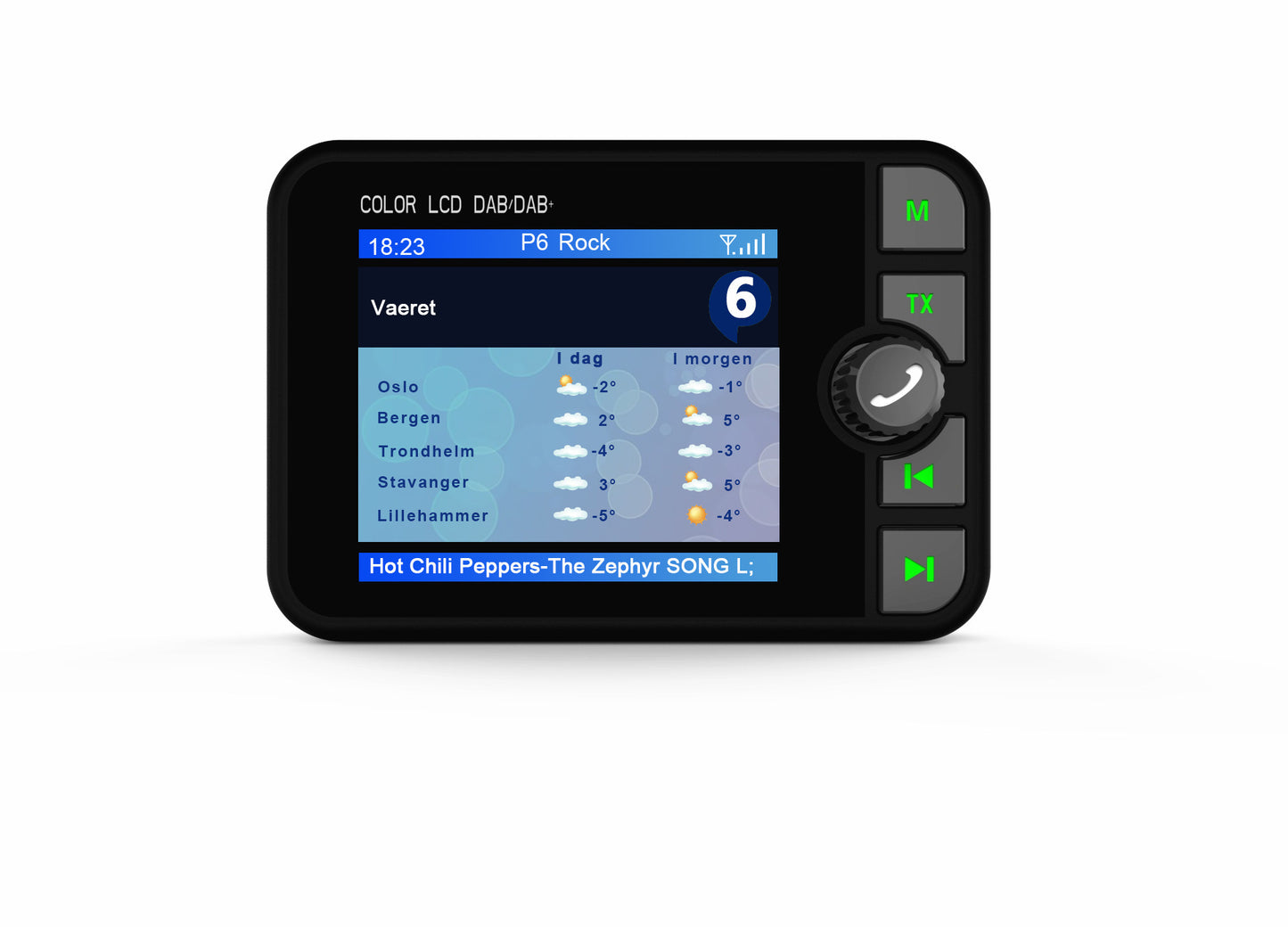🚗 DAB+ Digitalradio & Bluetooth MP3 Display – 2,4" LED-Bildschirm für Auto
