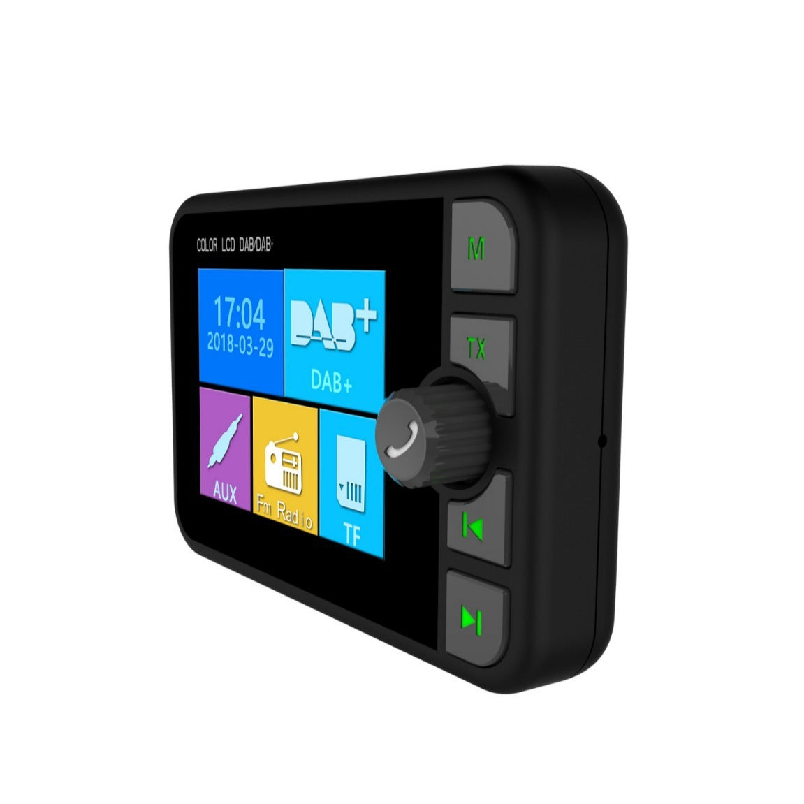 🚗 DAB+ Digitalradio & Bluetooth MP3 Display – 2,4" LED-Bildschirm für Auto