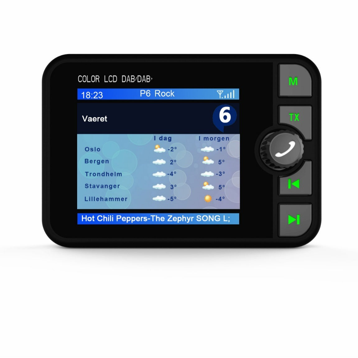 🚗 DAB+ Digitalradio & Bluetooth MP3 Display – 2,4" LED-Bildschirm für Auto