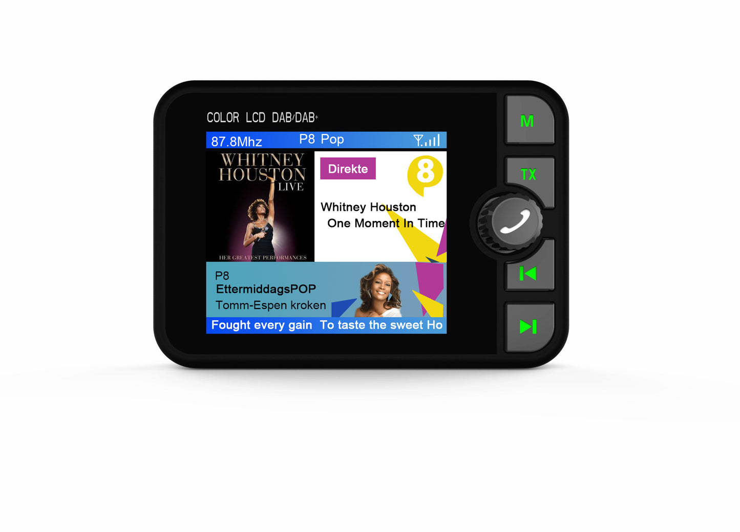 🚗 DAB+ Digitalradio & Bluetooth MP3 Display – 2,4" LED-Bildschirm für Auto