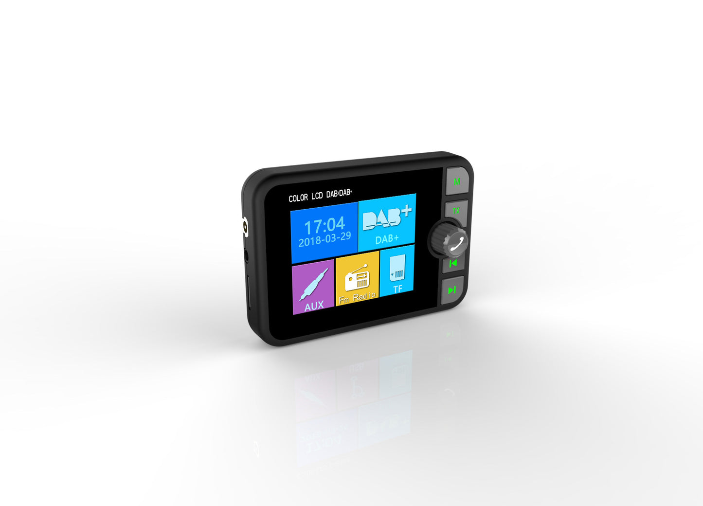 🚗 DAB+ Digitalradio & Bluetooth MP3 Display – 2,4" LED-Bildschirm für Auto