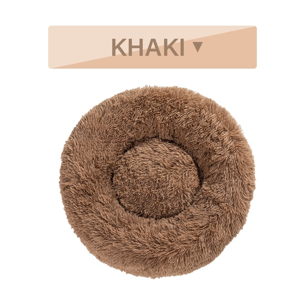 🐶 Fluffy Donut Hundebett