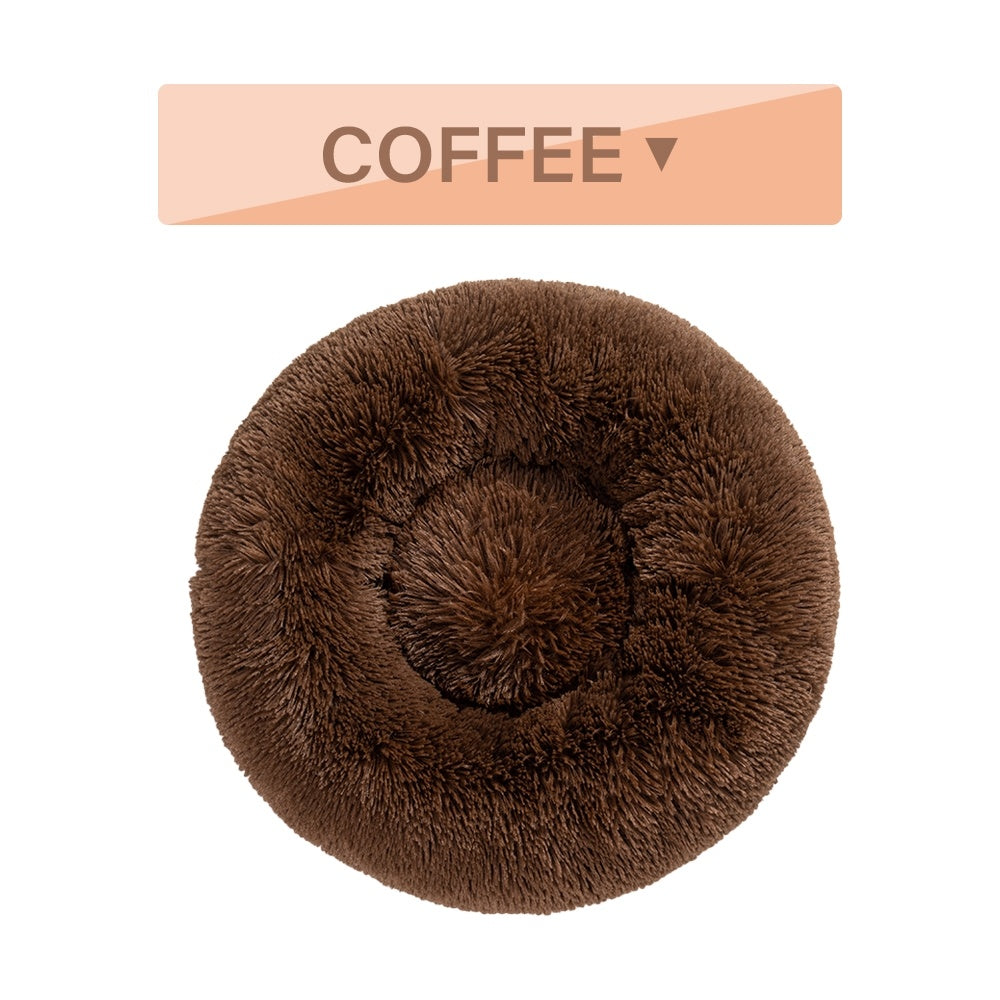 🐶 Fluffy Donut Hundebett